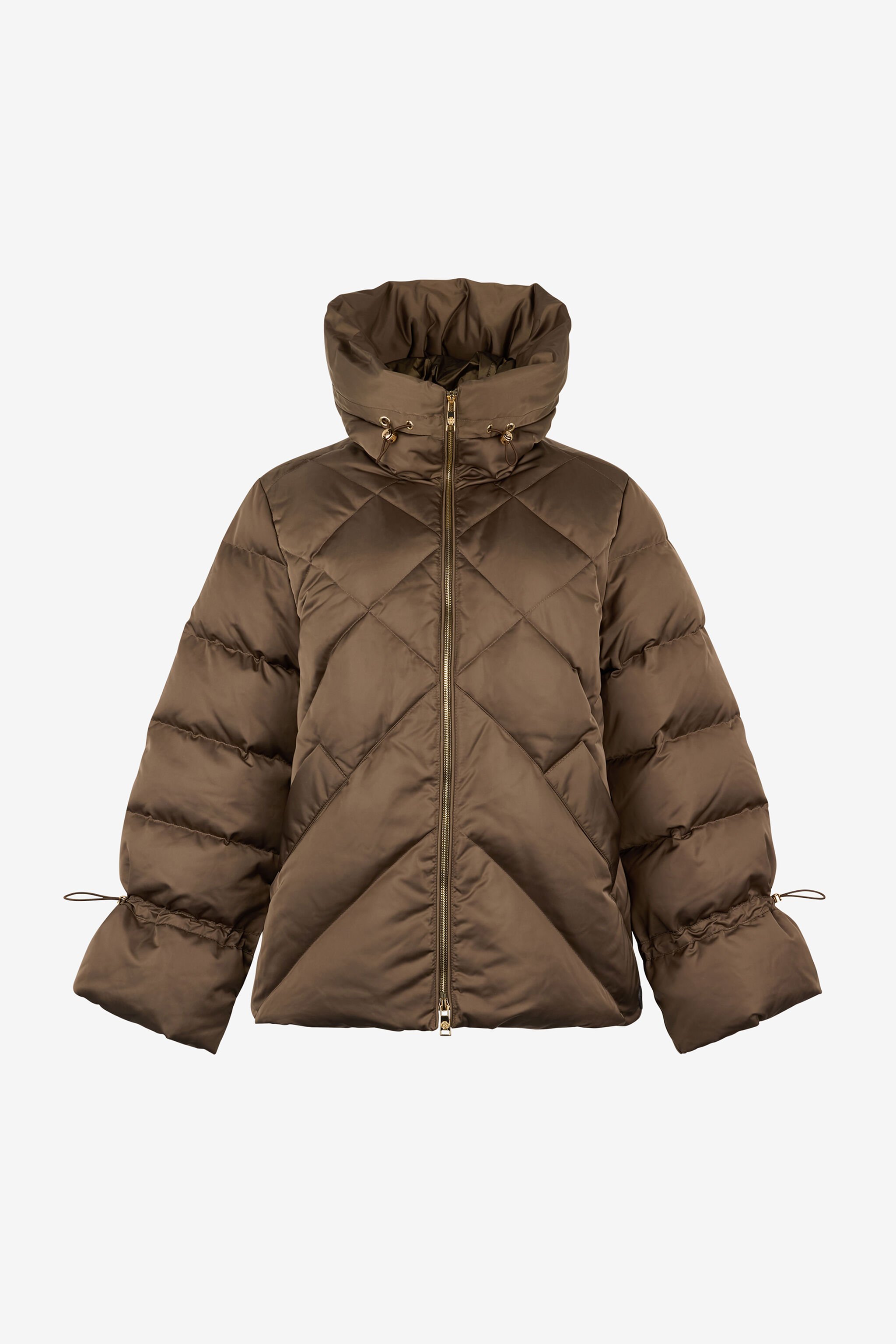 RC Braune Steppjacke MILITARY GREEN OOT40J-SBO03