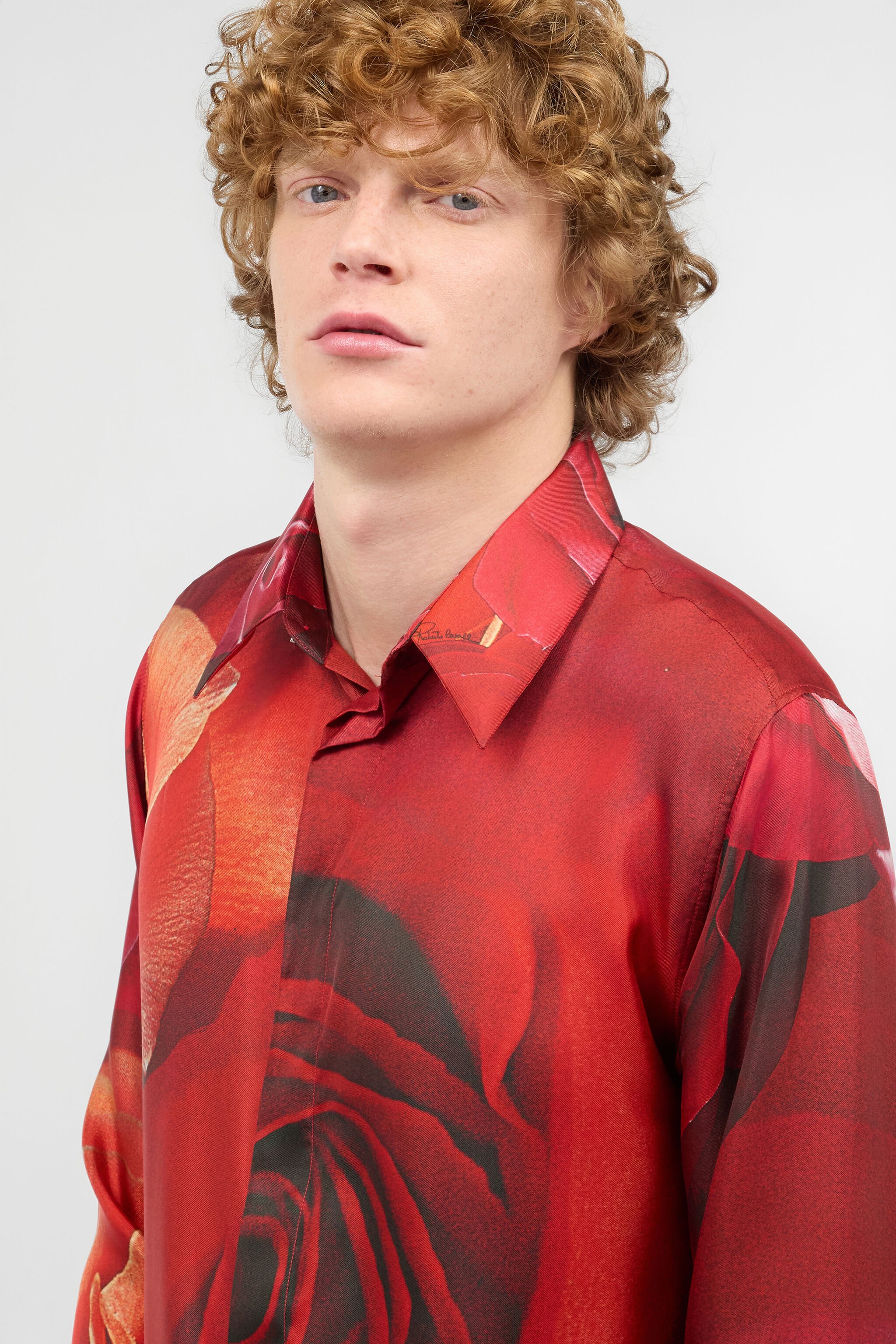 RC Camisa Con Estampado Garden Rose Rojo URT702-4QN48