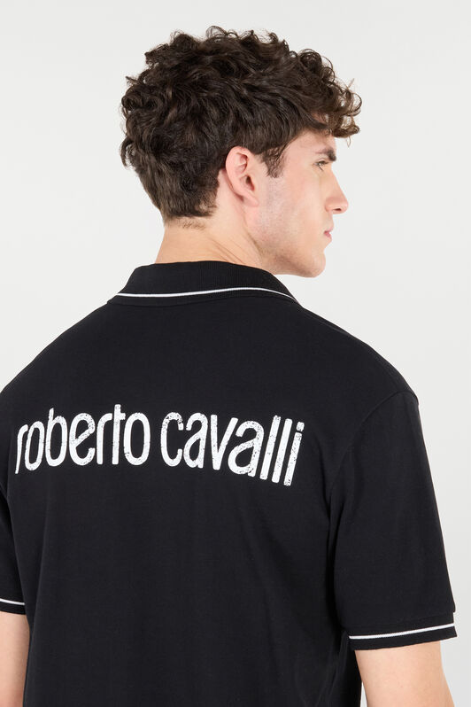 RC Polo With RC Monogram And Logo Black POT64B-KB001