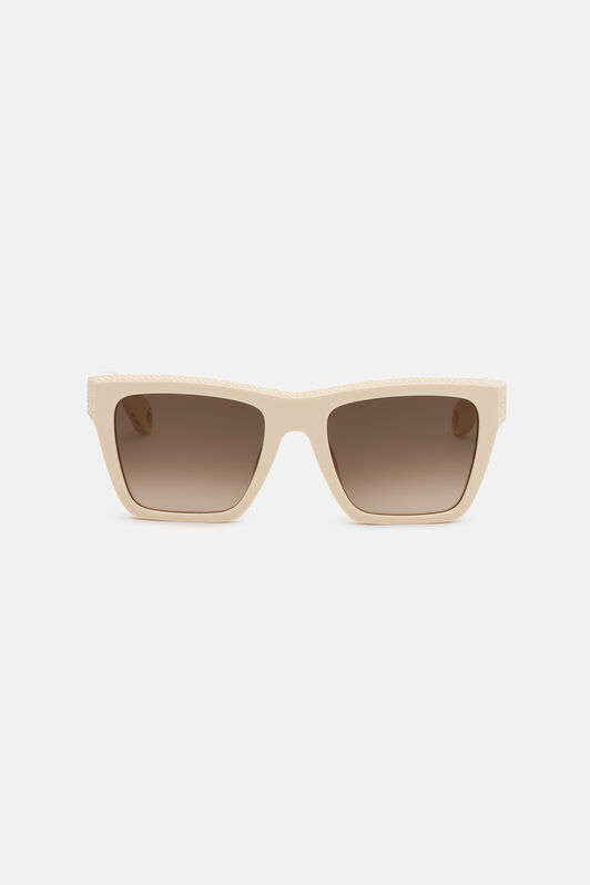 RC Rectangular front shape sunglasses  SHINY FULL CREAM VALD08-ID246