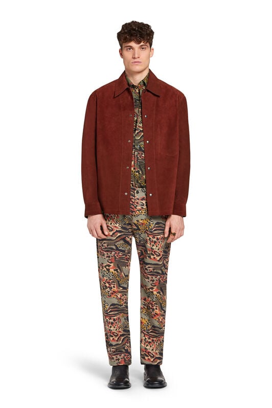 RC Veste en cuir à boutons pression SIENNA INP745-PT022