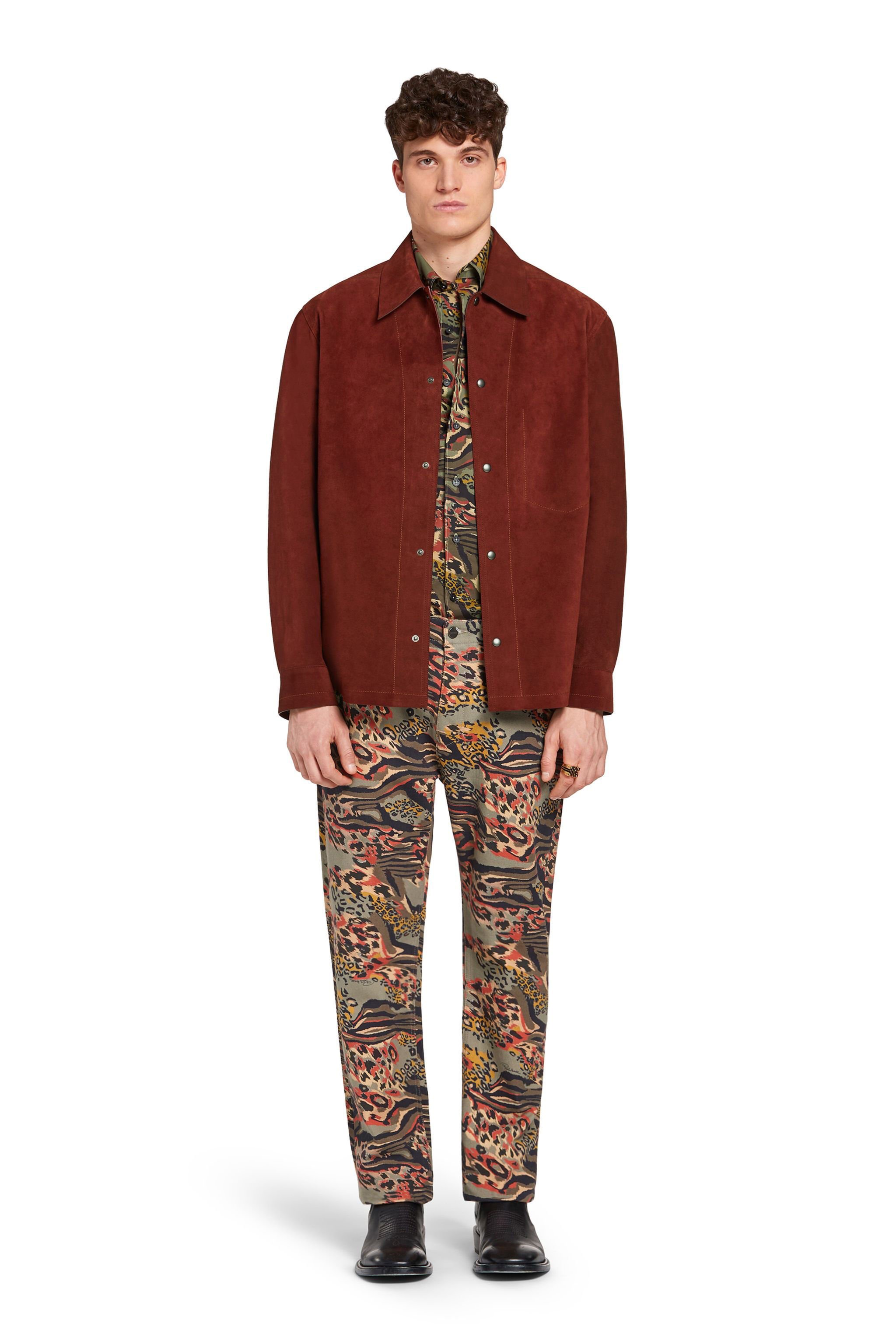 RC Veste en cuir à boutons pression SIENNA INP745-PT022