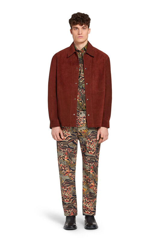 RC Veste en cuir à boutons pression RC Veste en cuir à boutons pression SIENNA INP745-PT022