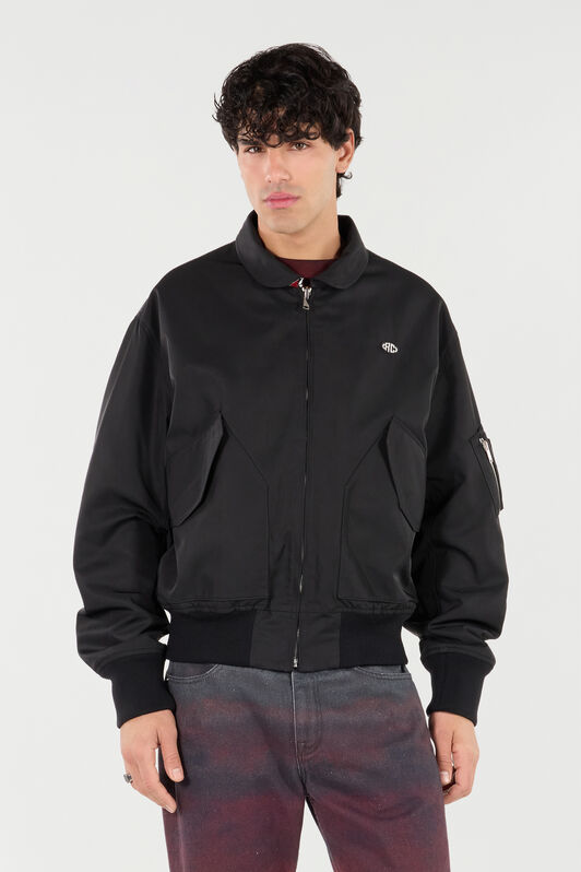 RC Reversible Bomber Jacket with Dragon Black VNT473-SB064