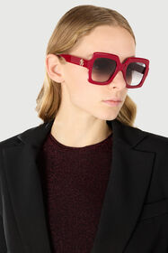 RC Square Sunglasses with RC Monogram Rouge SALD42-ID153