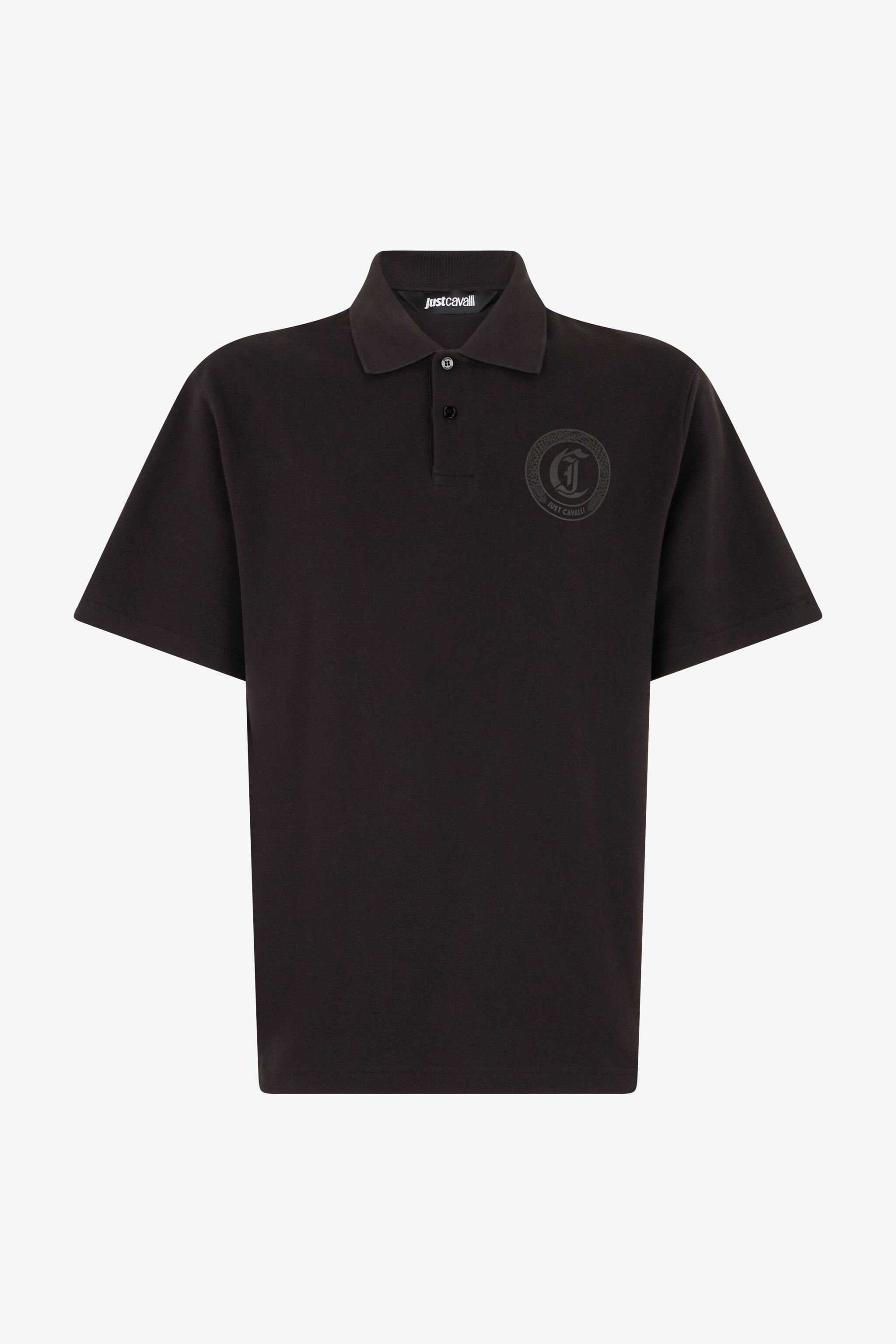 JC Polo With JC Monogram Embroidery BLACK UFT020-UF040
