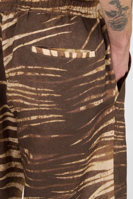 JC Bermuda Stampa Natural Barb 751 BEIGE + 709 MARR WFT013-WF040