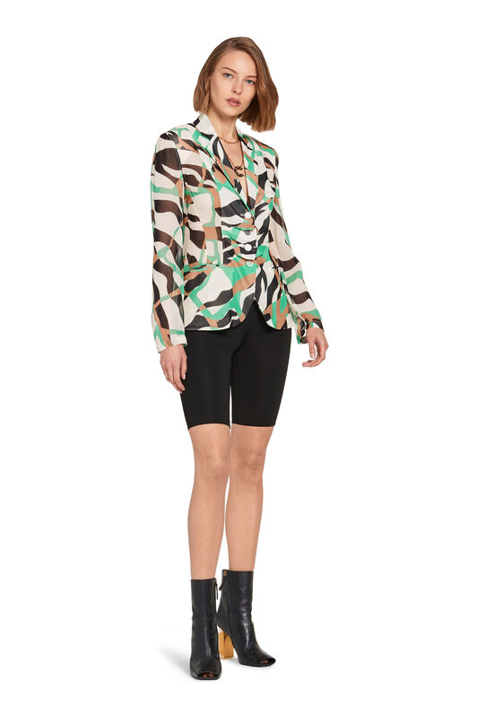 RC Blazer con stampa Tiger Twiga GREEN AGATE/BLACK IWT407-GFR38