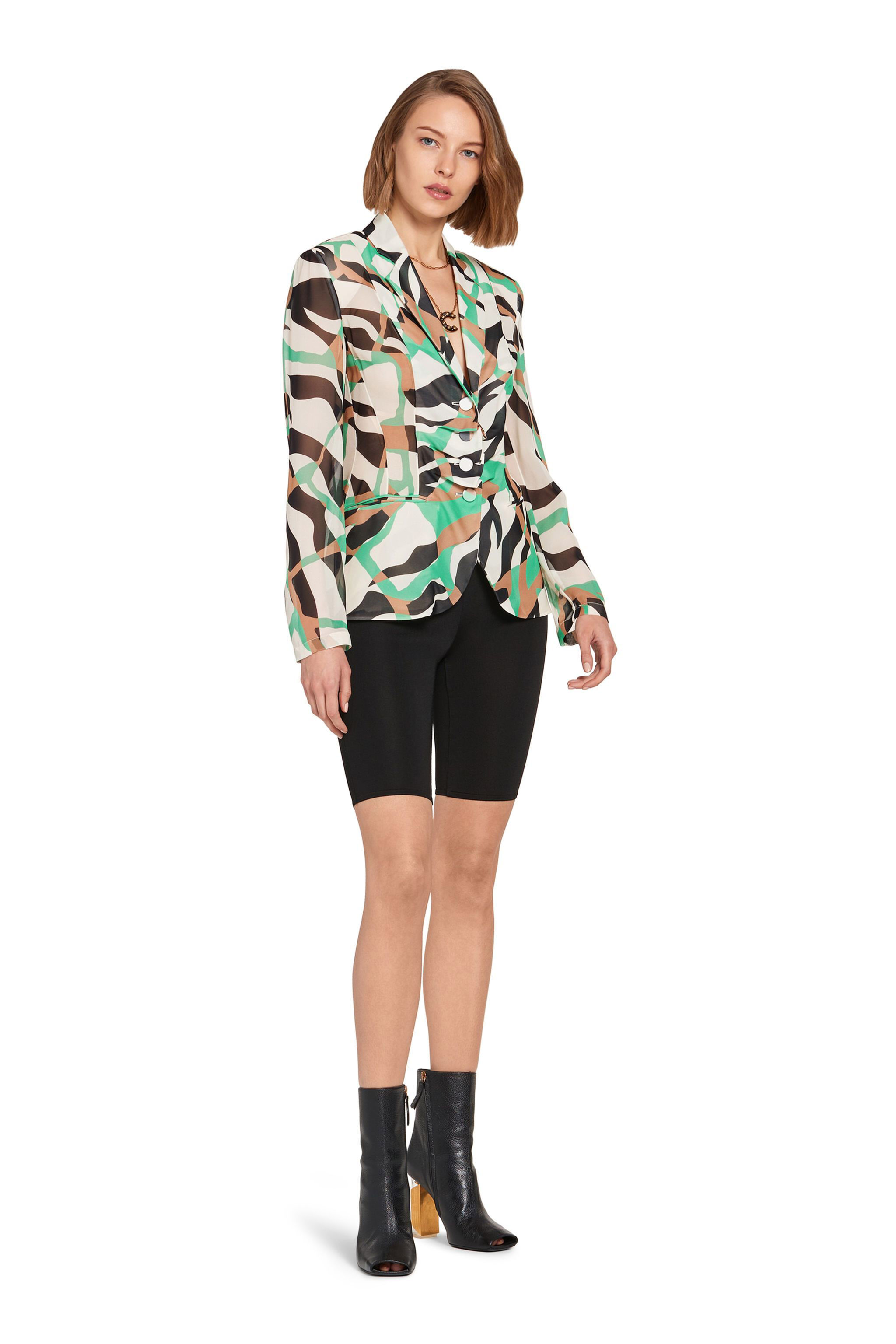 RC Blazer con stampa Tiger Twiga GREEN AGATE/BLACK IWT407-GFR38