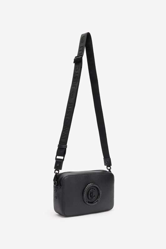 JC Crossbody Bag With JC Monogram Black SFB012-SF343
