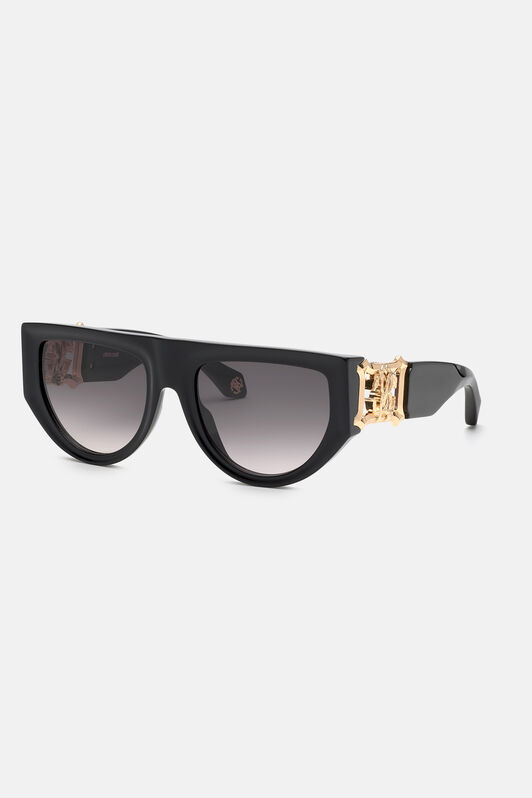 RC Sunglasses Roberto Cavalli Mirror Snake Collection Black SALD33-ID134