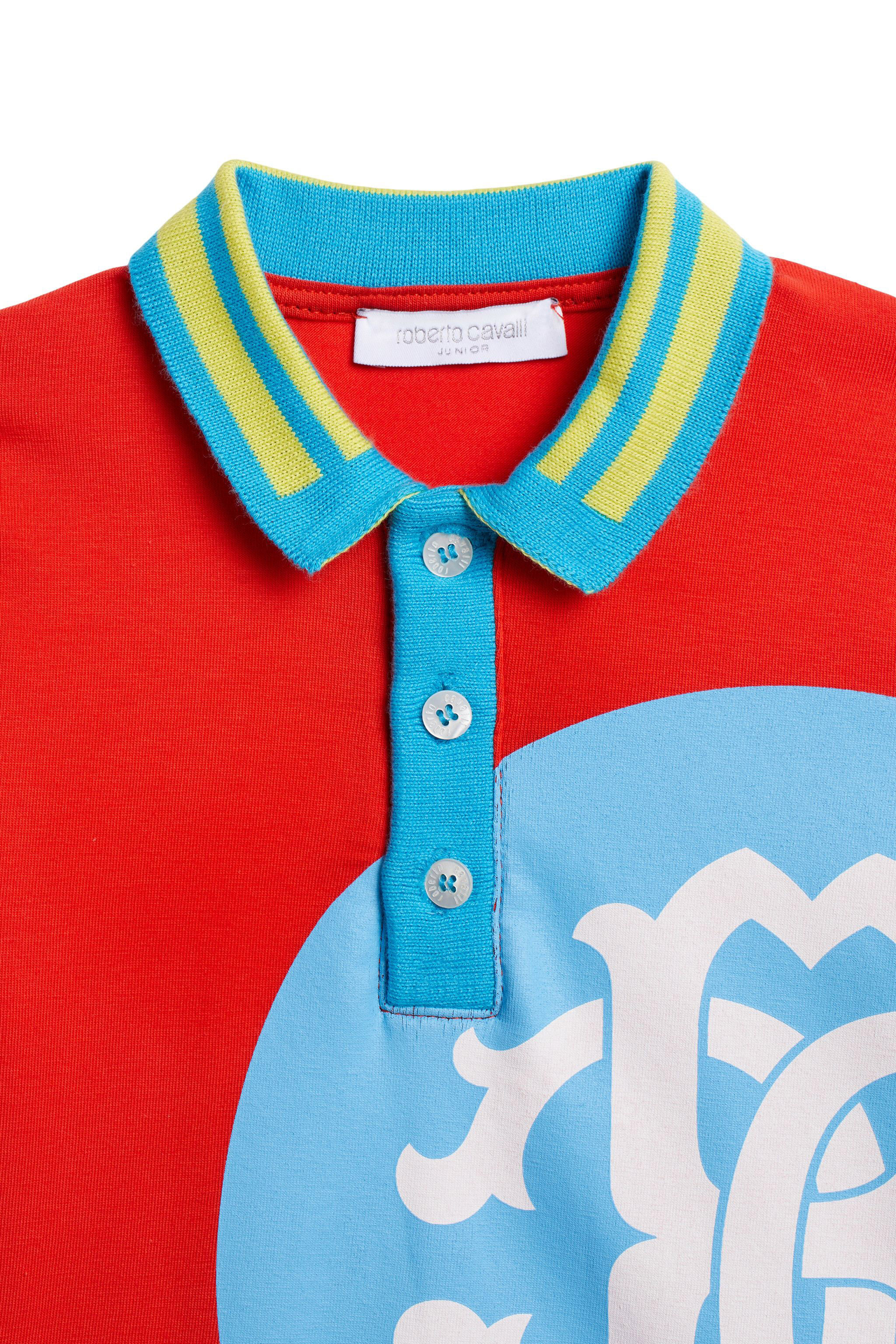 JU Pop logo polo shirt RED IJT692-JV025