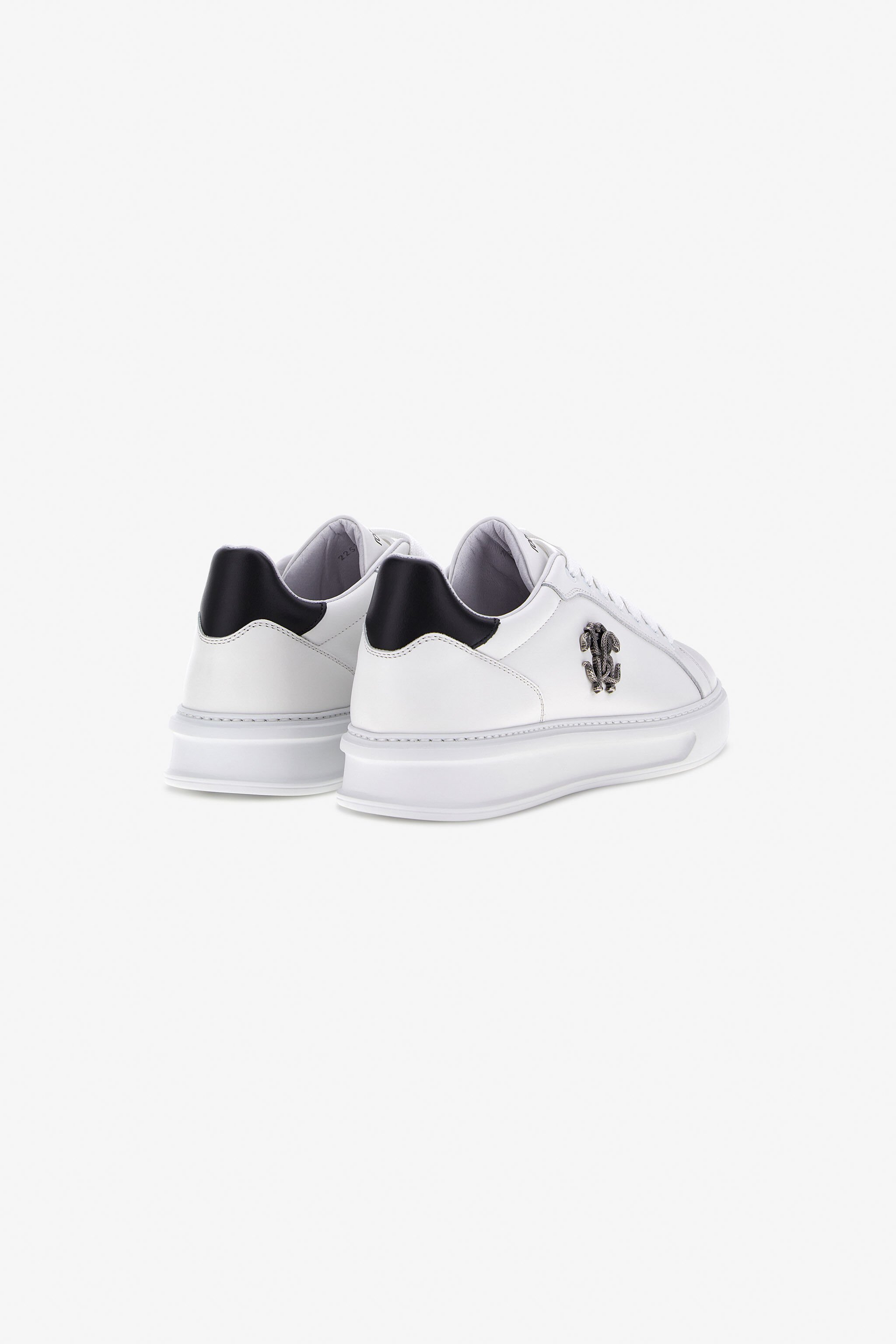 RC Sneakers con Monogram RC Bianco/Nero SRS099-PZA90