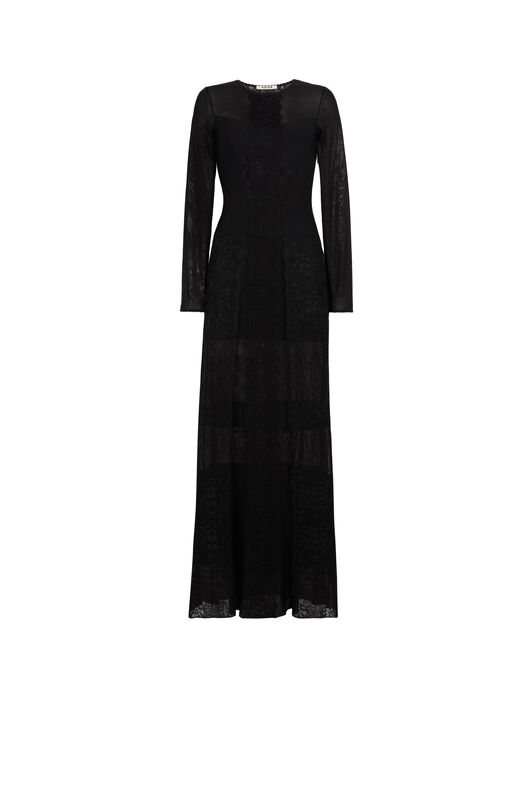 RC Kleid im Layering-Look Schwarz KQM120-MH001