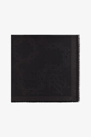 ${brand} Jacquard Shawl with Mirror Snake Monogram ${colorDescription} ${masterID}