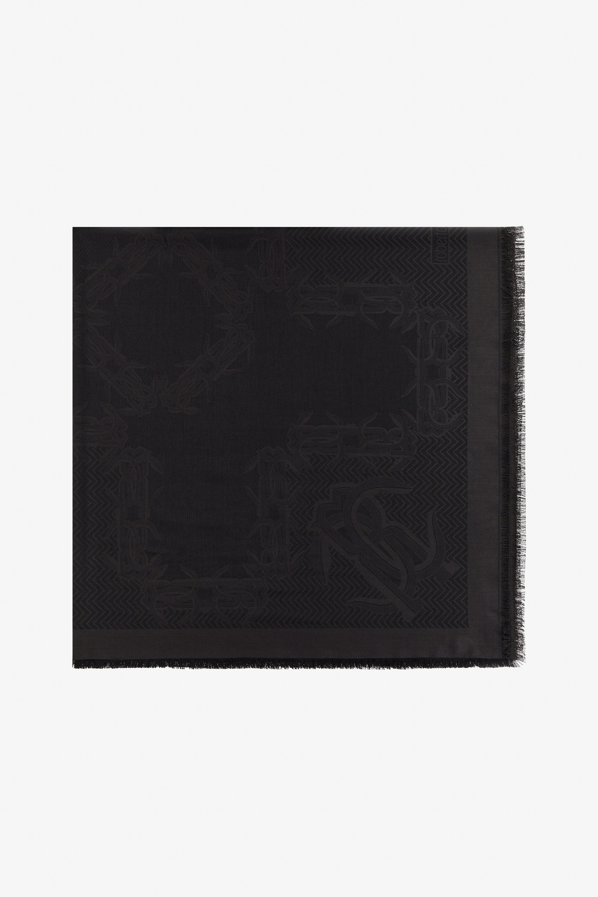 RC Chal jacquard con monograma Mirror Snake Negro TALR29-IR046