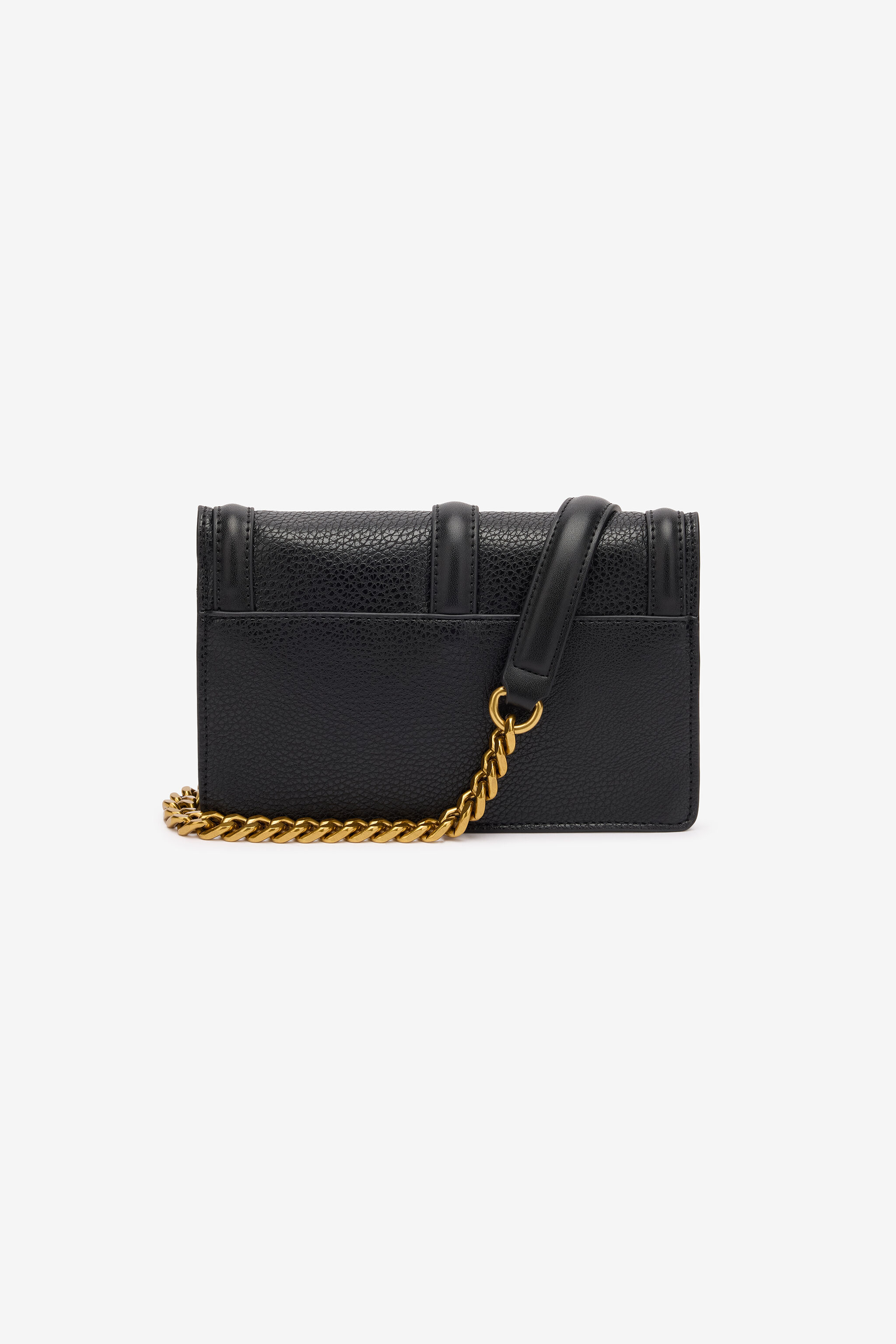 JC Hammered Bag With JC Monogram Black TFP055-TF514