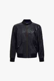 ${brand} Just Cavalli leather bomber jacket ${colorDescription} ${masterID}