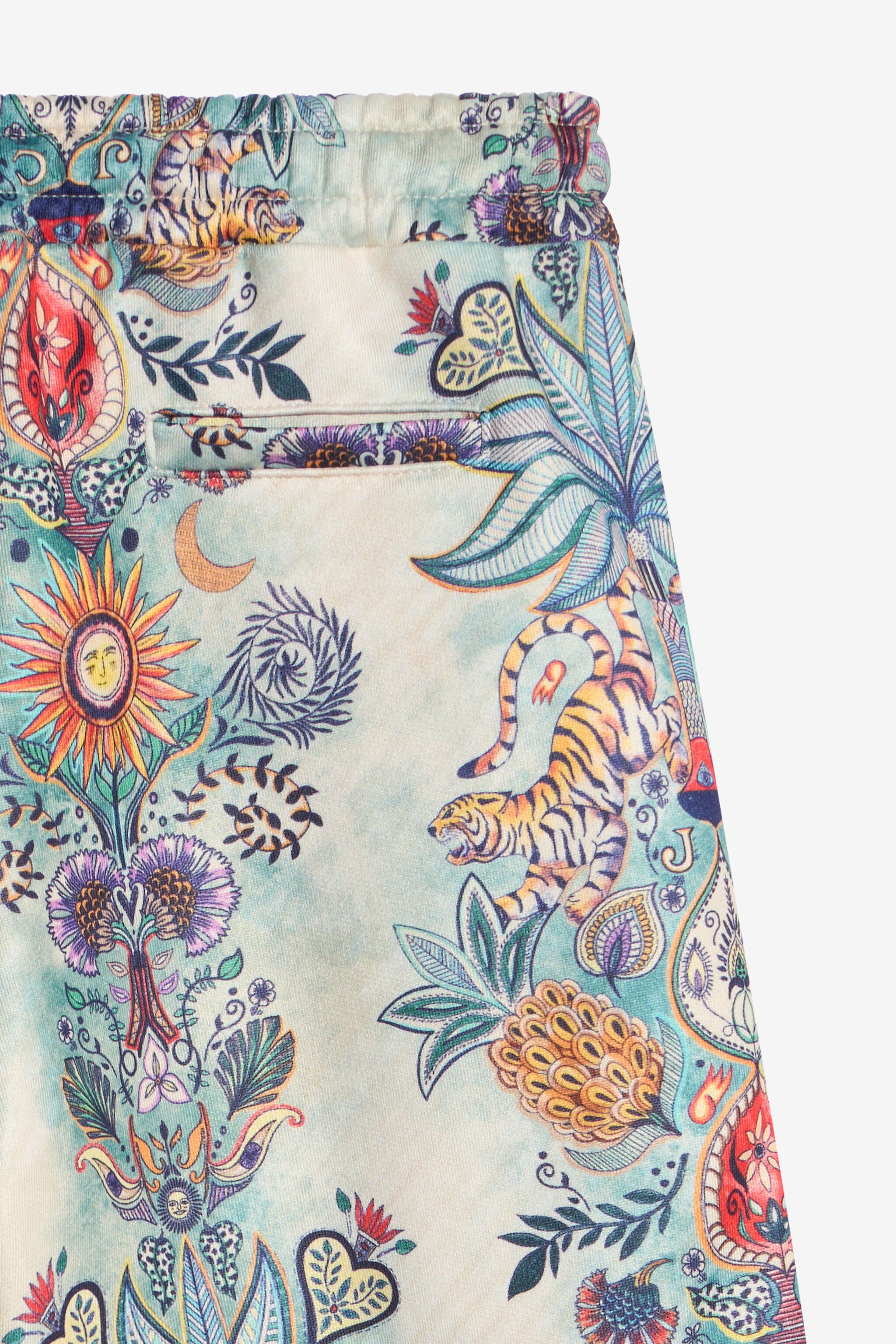 JC Hose Mit Tropical Garden-Print TROPICAL GARDEN WFT22C-2O003