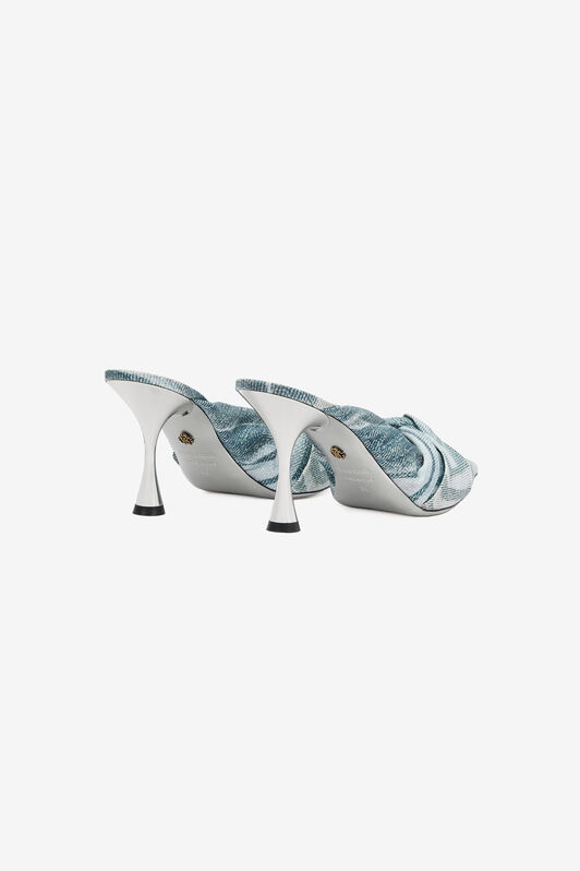 RC Mules With Knotted Detail Blue UKS009-SMC77