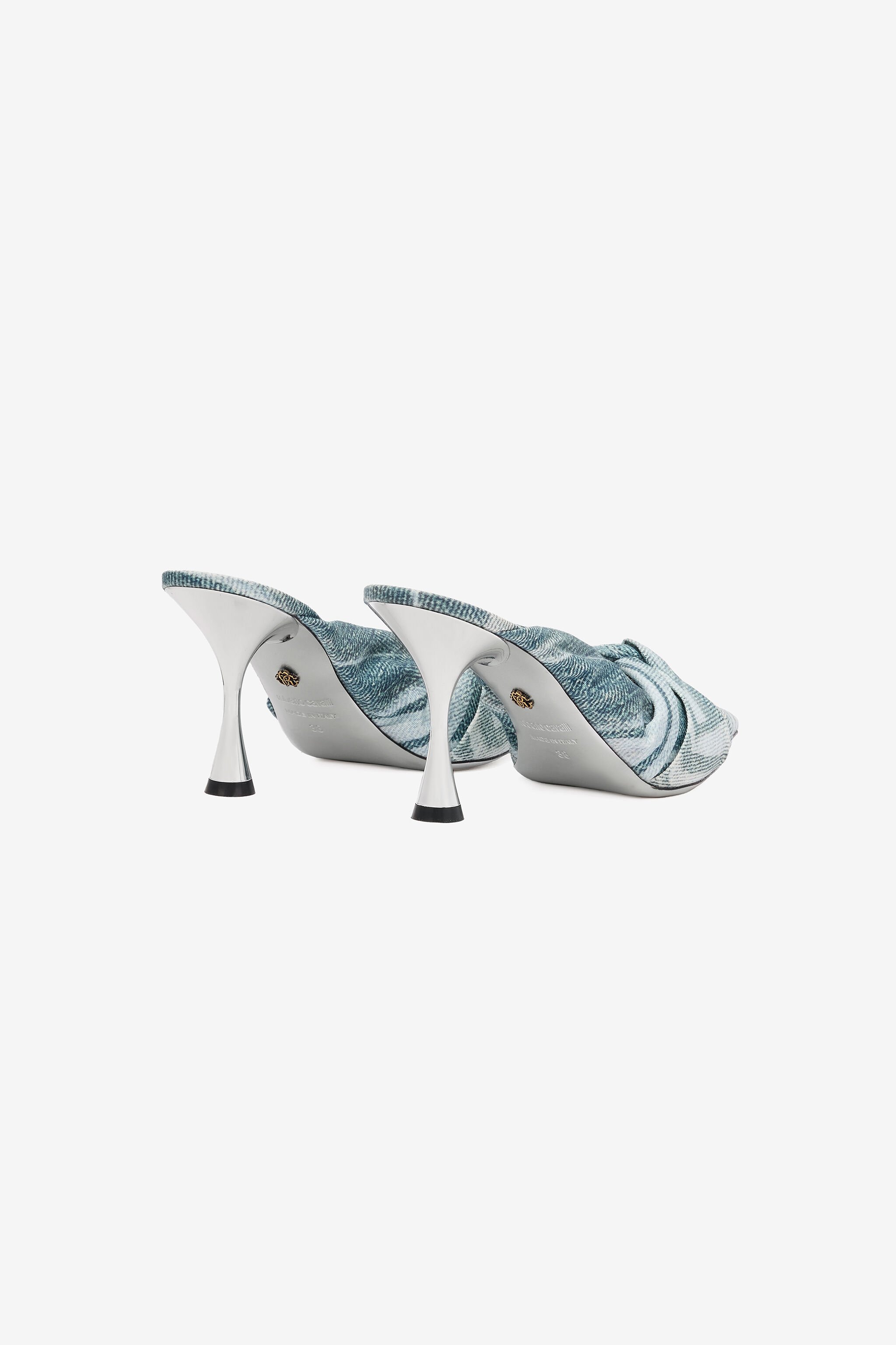 RC Mules With Knotted Detail Blue UKS009-SMC77