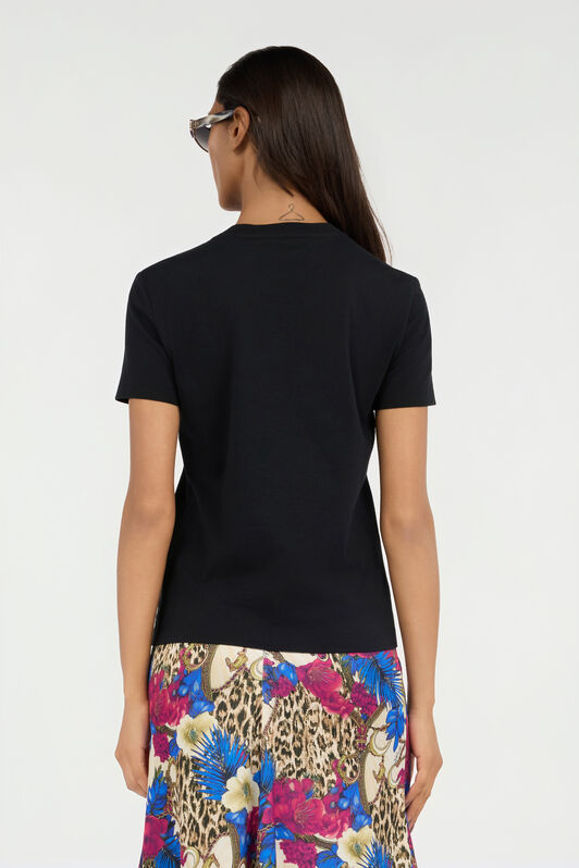 JC T-Shirt Noir 899 BLACK + 900 SILV VFT192-VF315