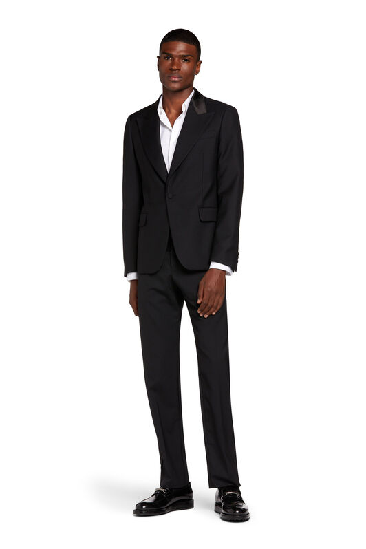 RC Costume deux pièces en laine coupe slim Noir MNT916-MQ037