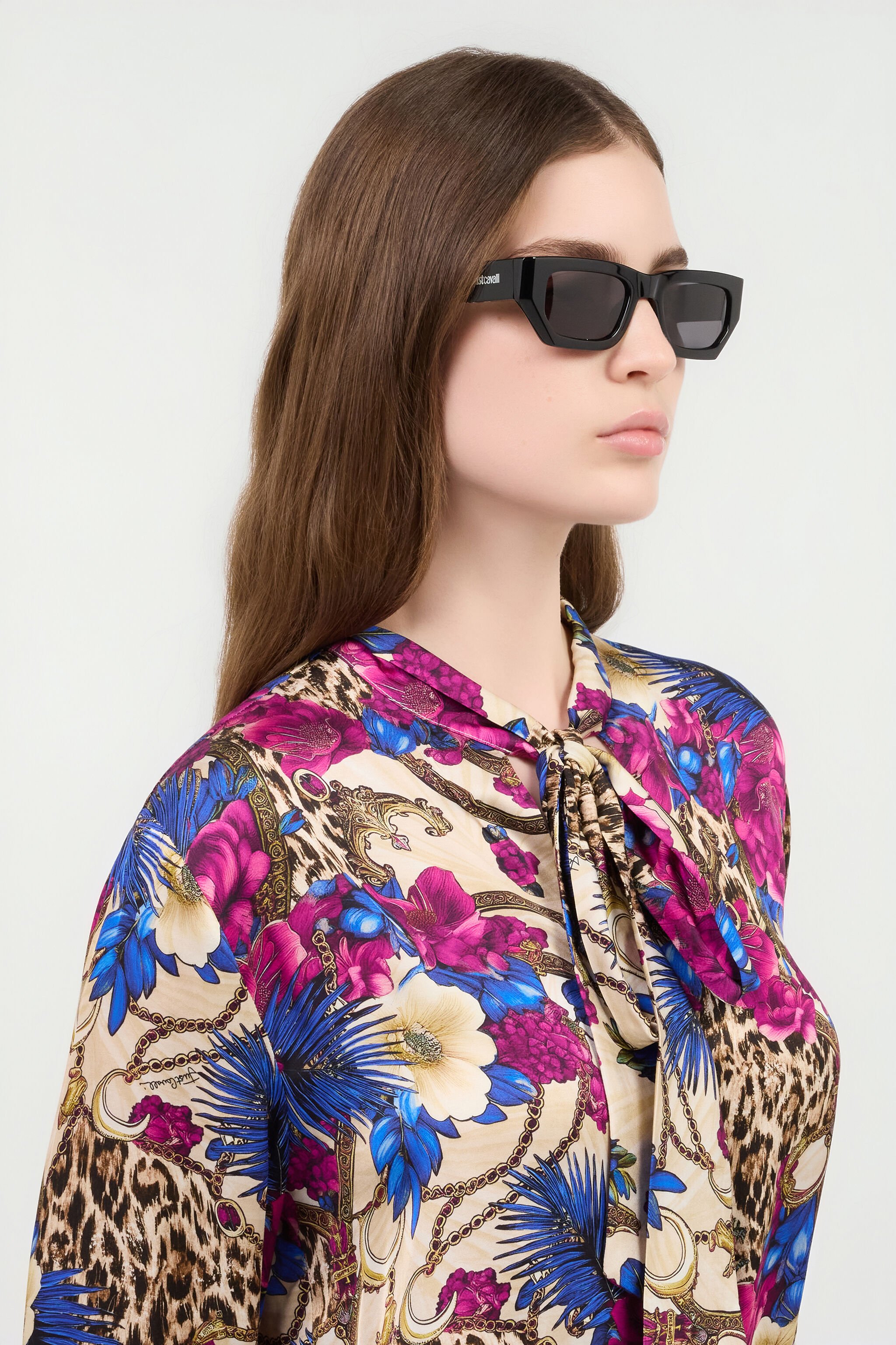 JC Occhiale dal frontale rettangolare SHINY BLACK VALD18-ID258