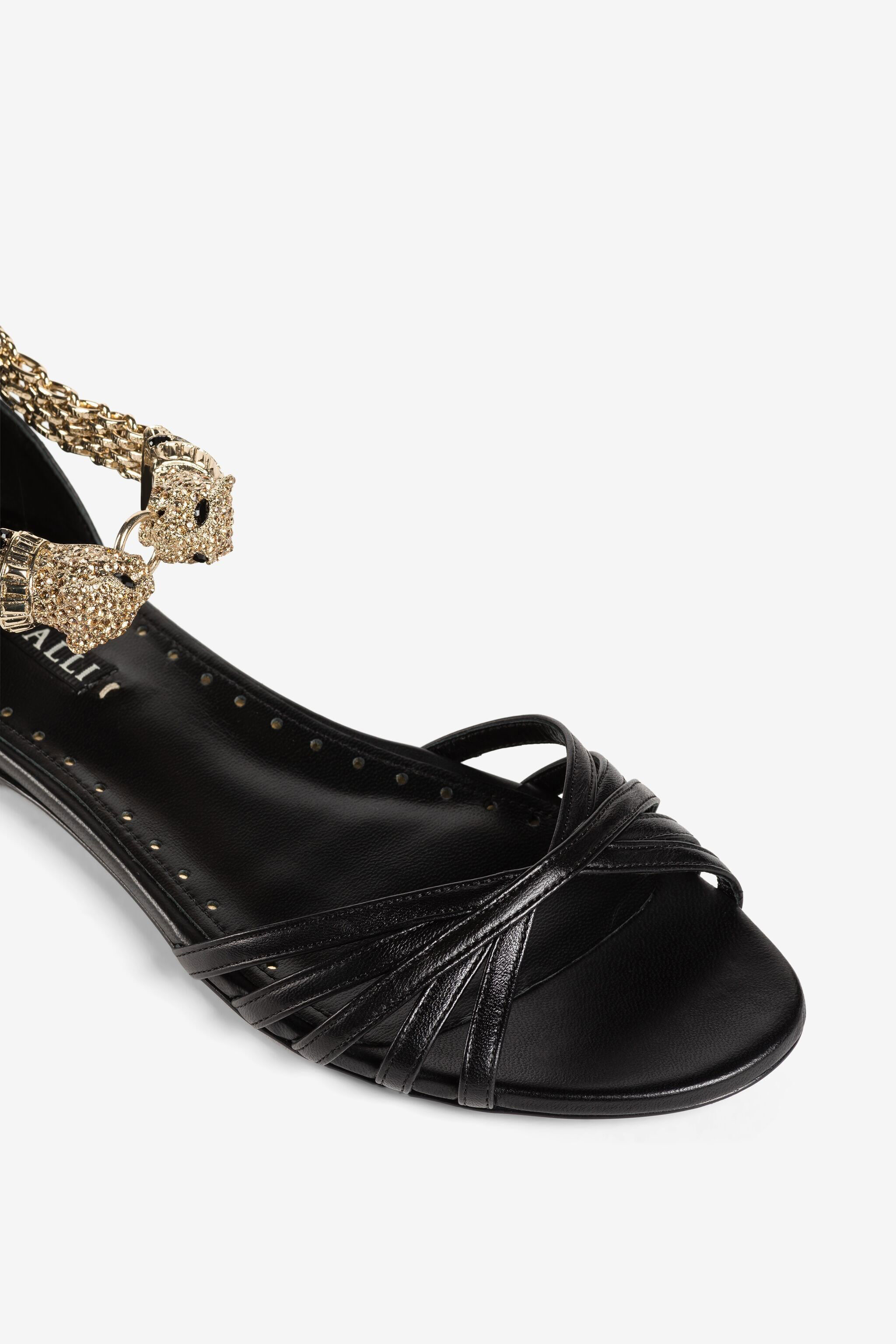 RC Panther Head Sandals Black OQS034-PZ078