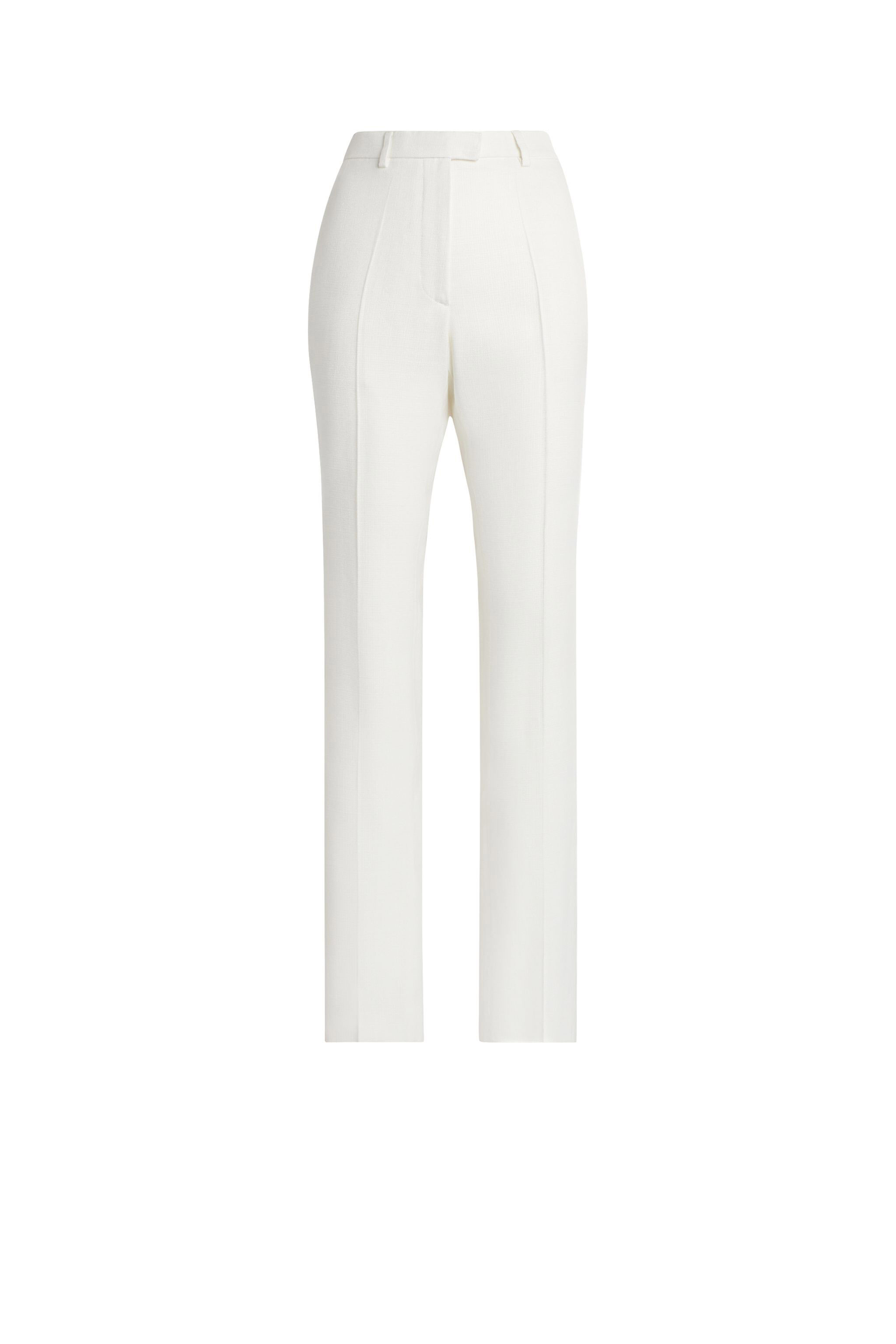 RC White high waisted trousers White HQT214-VI026