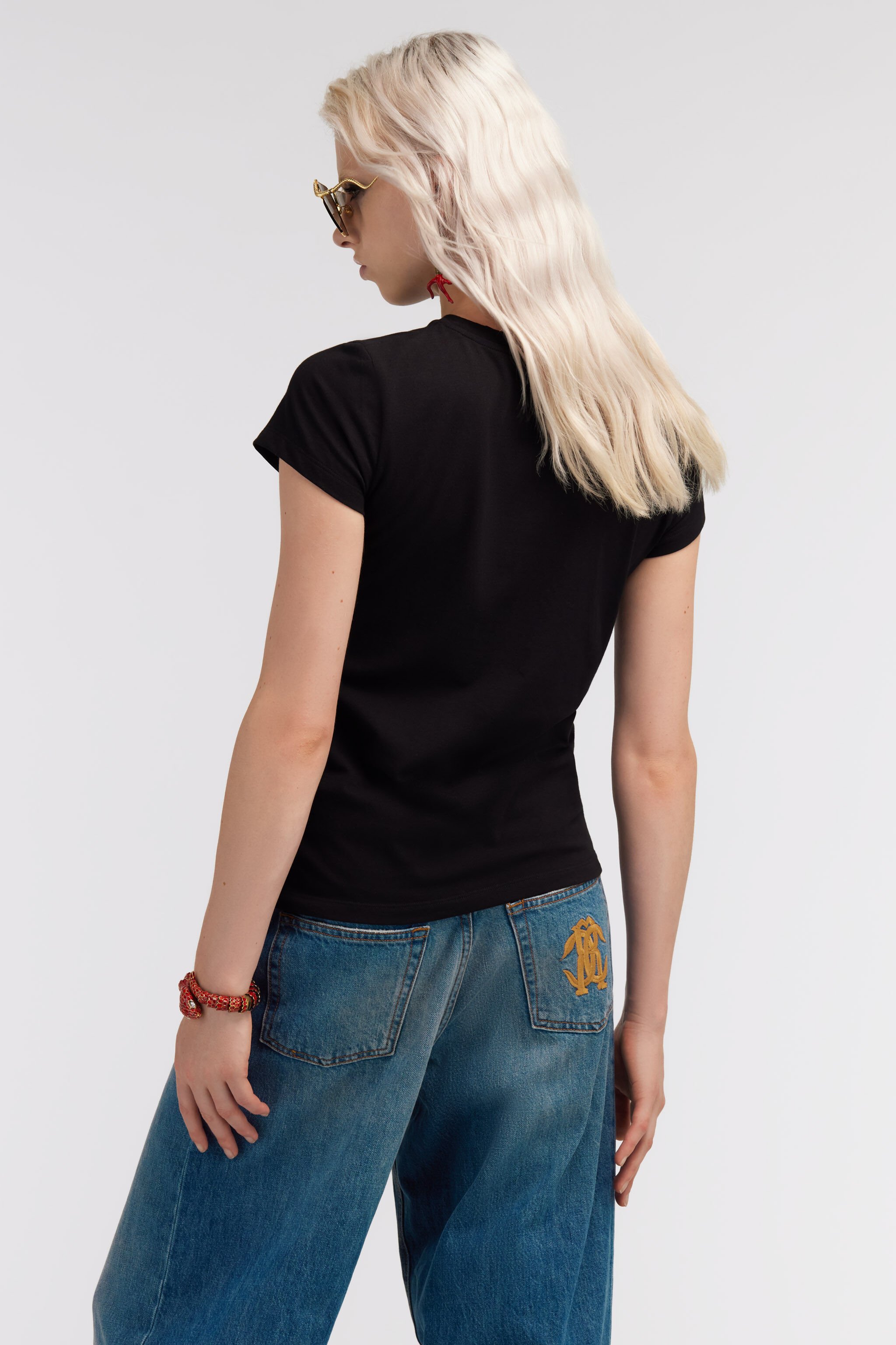 RC Heart and Logo t-shirt Black SKT60A-JD061