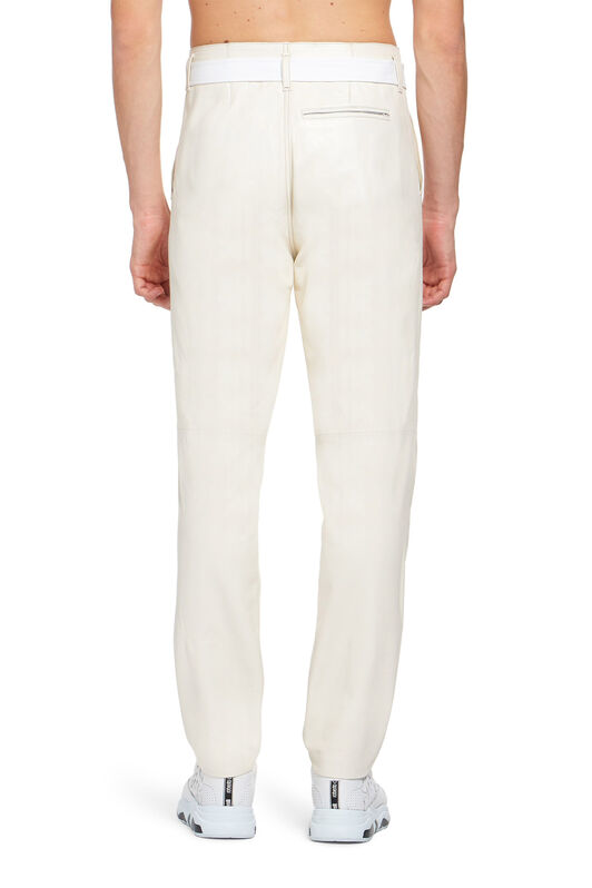 RC White nappa chino trousers WHITE IMP205-PN001
