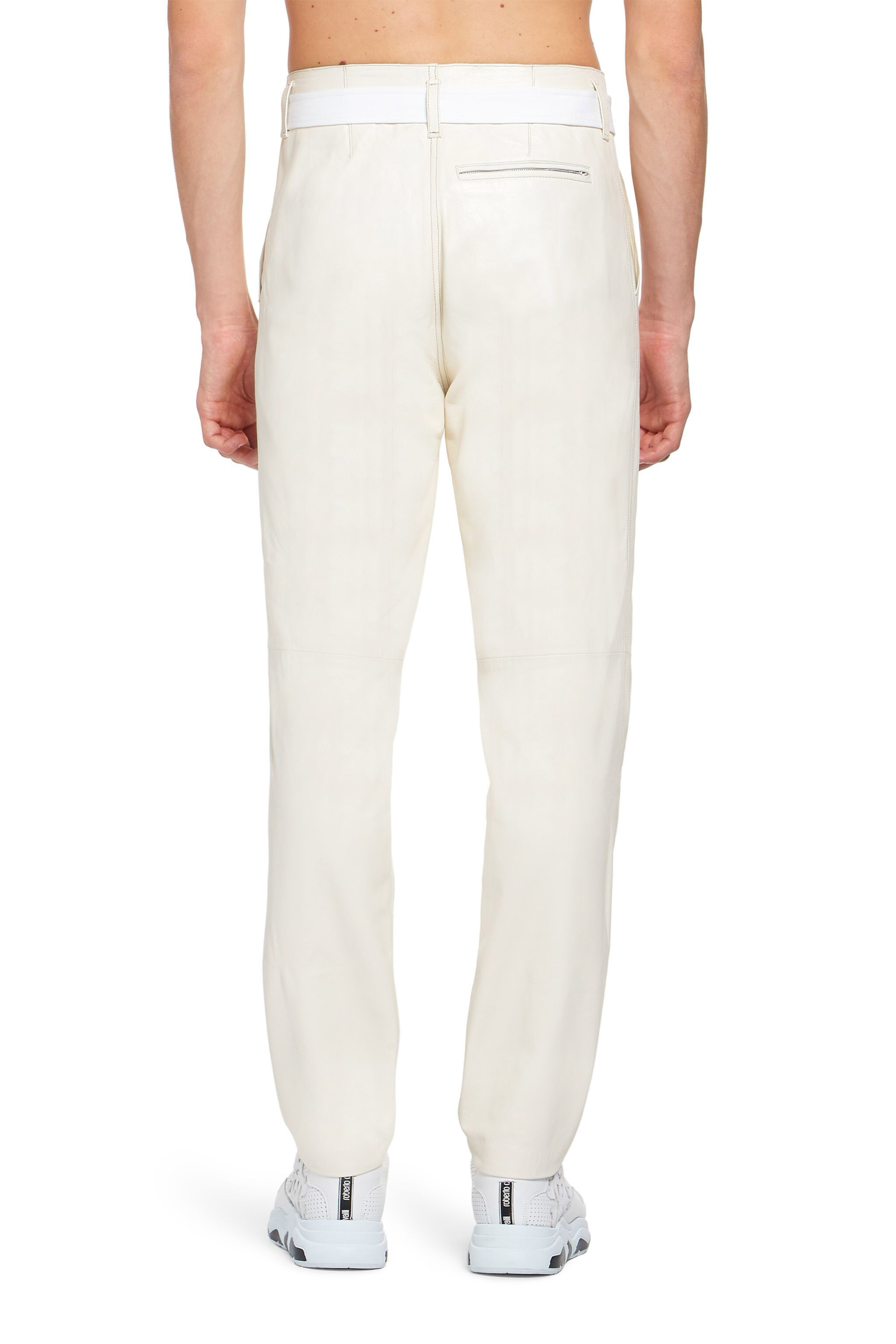 RC White nappa chino trousers WHITE IMP205-PN001