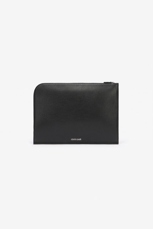 RC Black Pouch With Monogram RC RC Black Pouch With Monogram RC BLACK QOB00E-PZO37