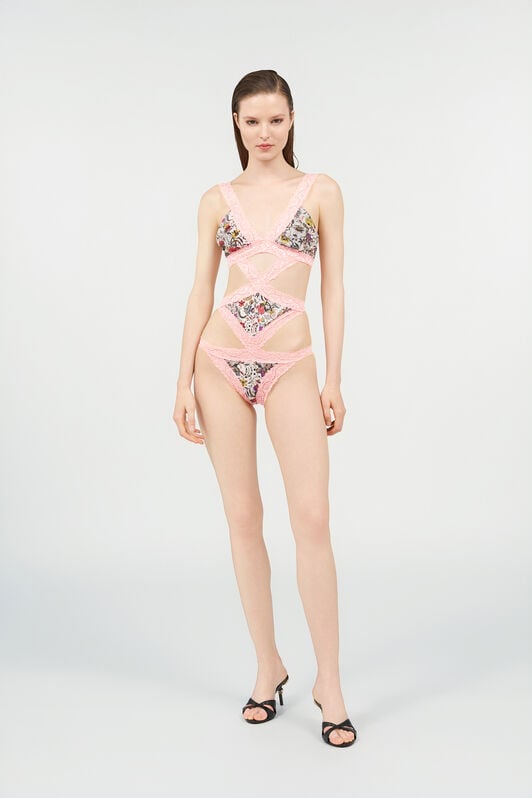 RC Florentine Flowers One-Piece Swimsuit RC Florentine Flowers One-Piece Swimsuit BEIGE WQW006-HVR40