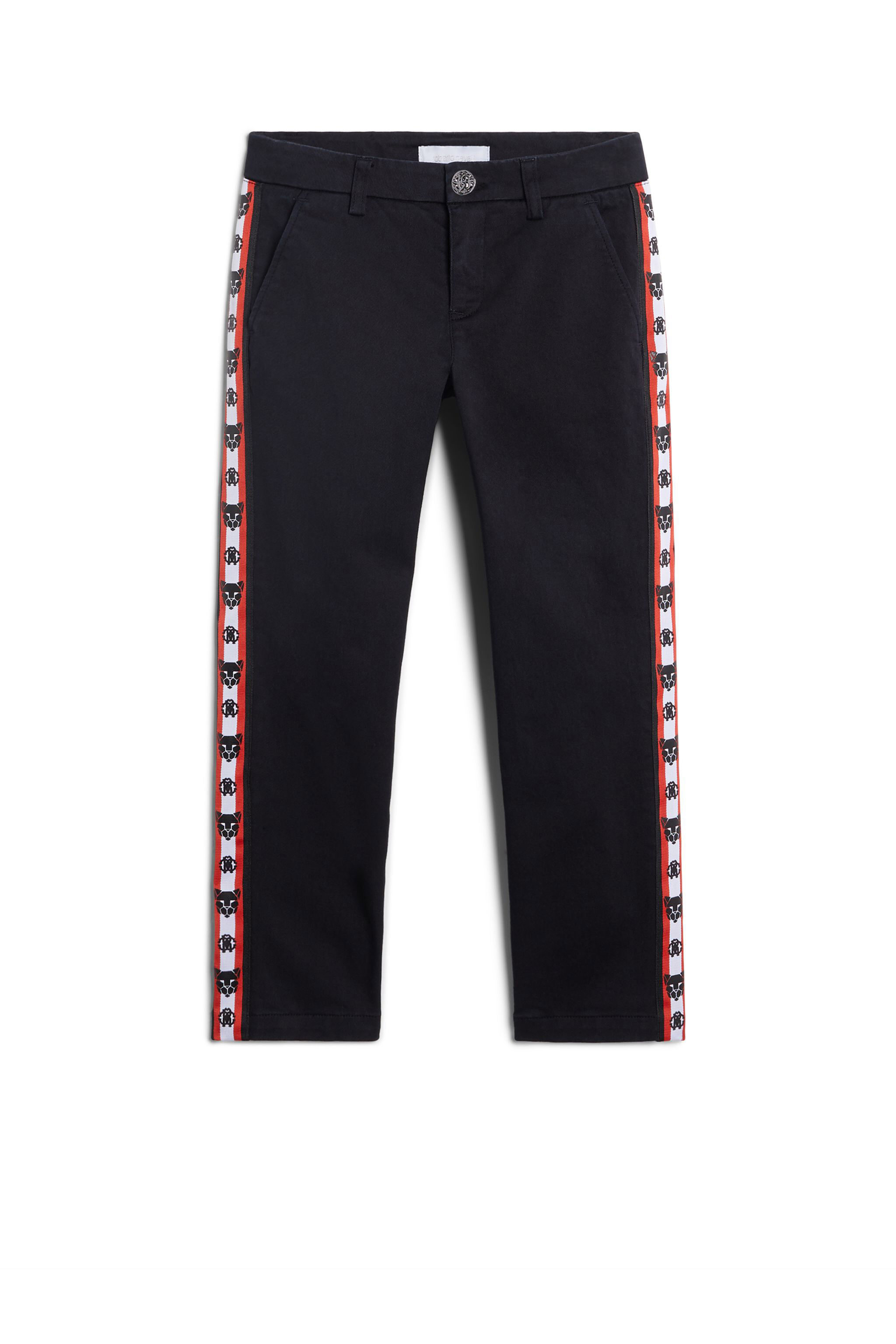 JU Jeans con motivo Panther BLACK IJT262-CE035