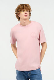 JC T-Shirt With JC Monogram Pink UFT053-UF073