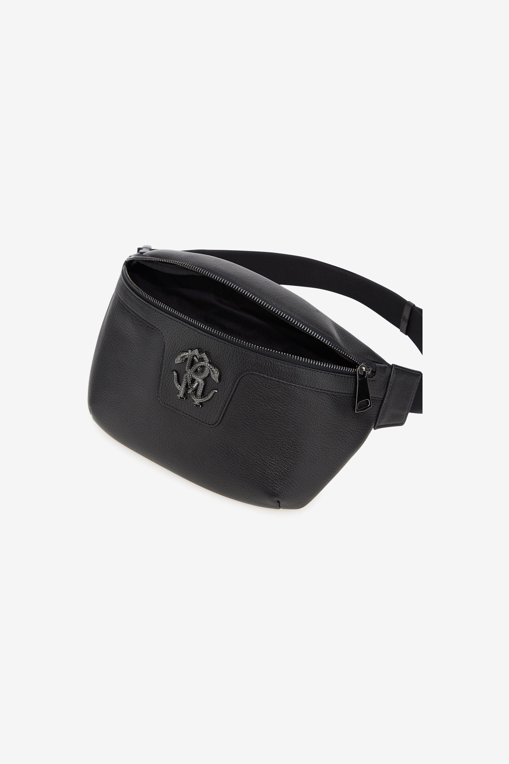 RC Fanny pack with Monogram Mirror Snake Black SRB003-PZ099