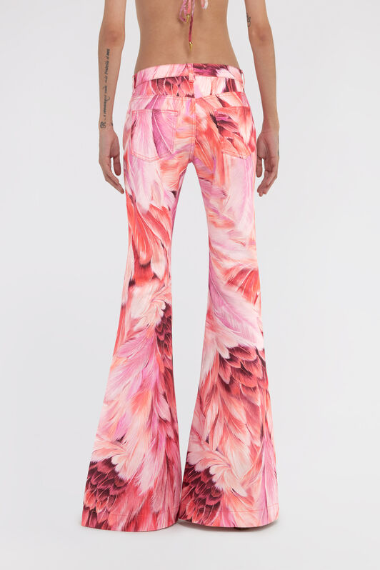 RC Plumage print denim Fuchsia SWJ205-DAL71