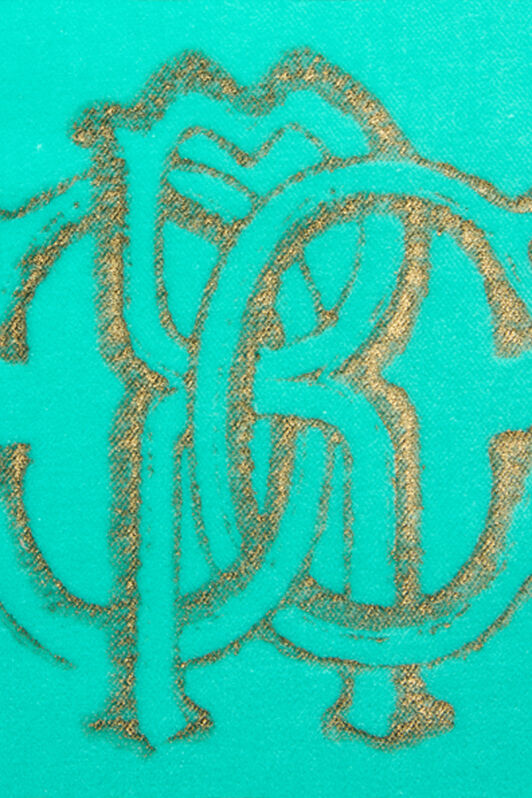 HO Cuscino Venezia con Monogram RC Avorio AKLC7G-ICAAA