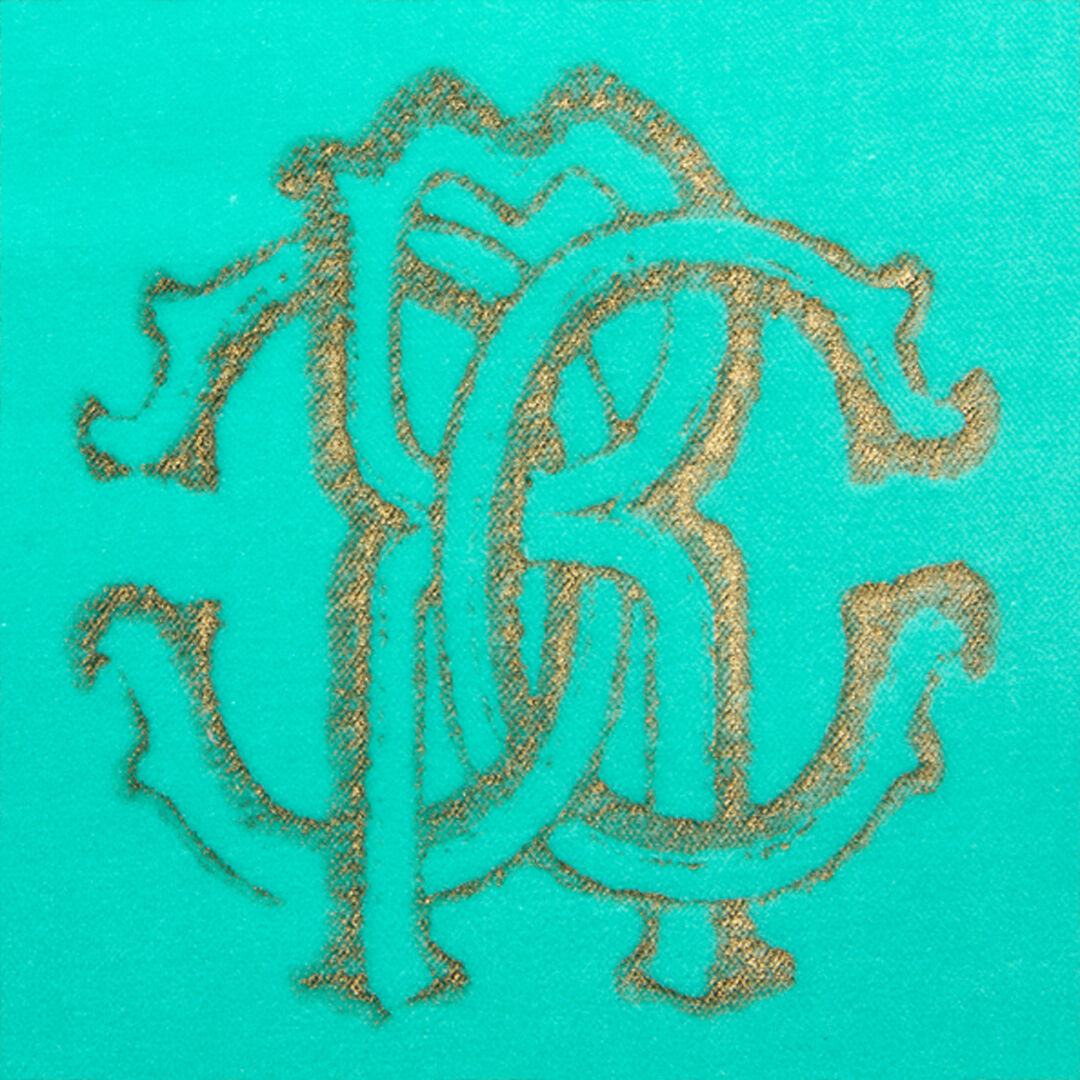 HO Cuscino Venezia con Monogram RC Avorio AKLC7G-ICAAA