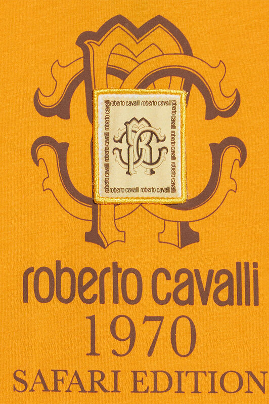 JU T-Shirt Avec Monogramme Safari Édition Orange UJT609-JD001