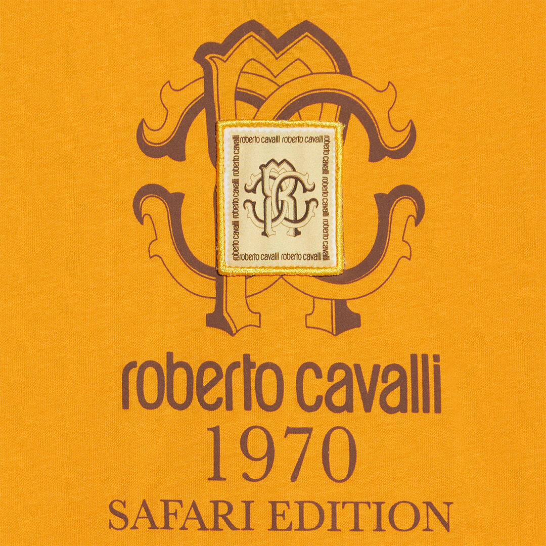 JU T-Shirt Avec Monogramme Safari Édition Orange UJT609-JD001