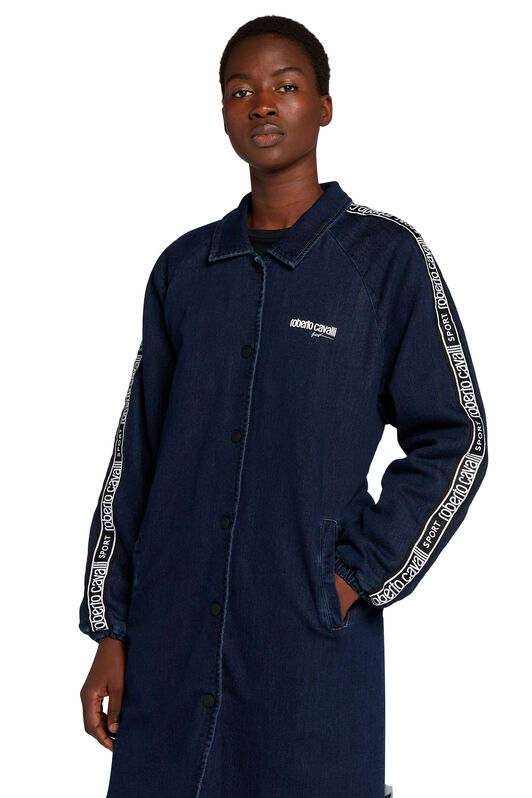 UG Logo-Stripe Denim Coat UG Logo-Stripe Denim Coat MARINE 194038 JYY03M-CF025