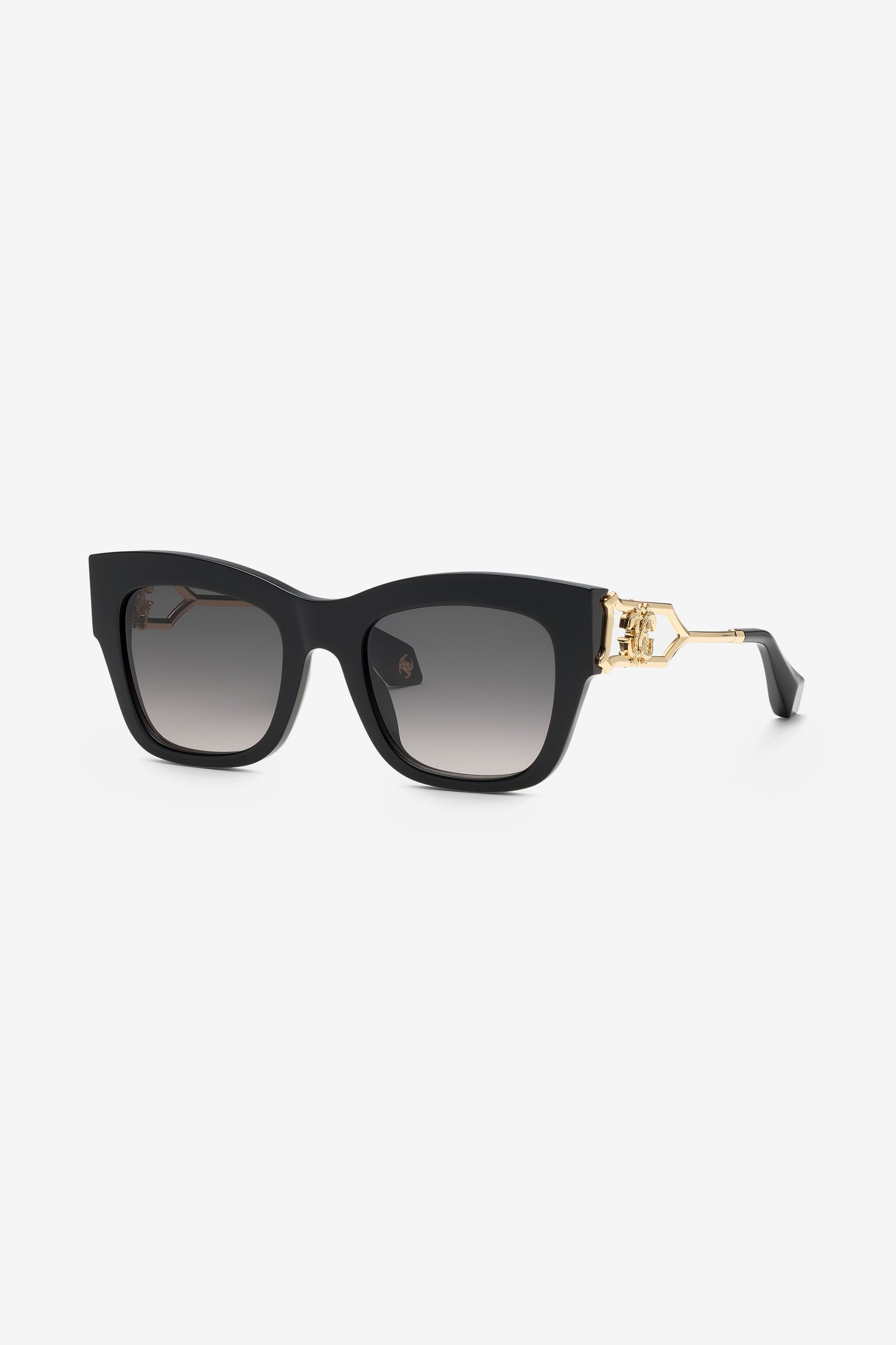 RC Metal and acetate combination sunglasses Black UALD14-ID209