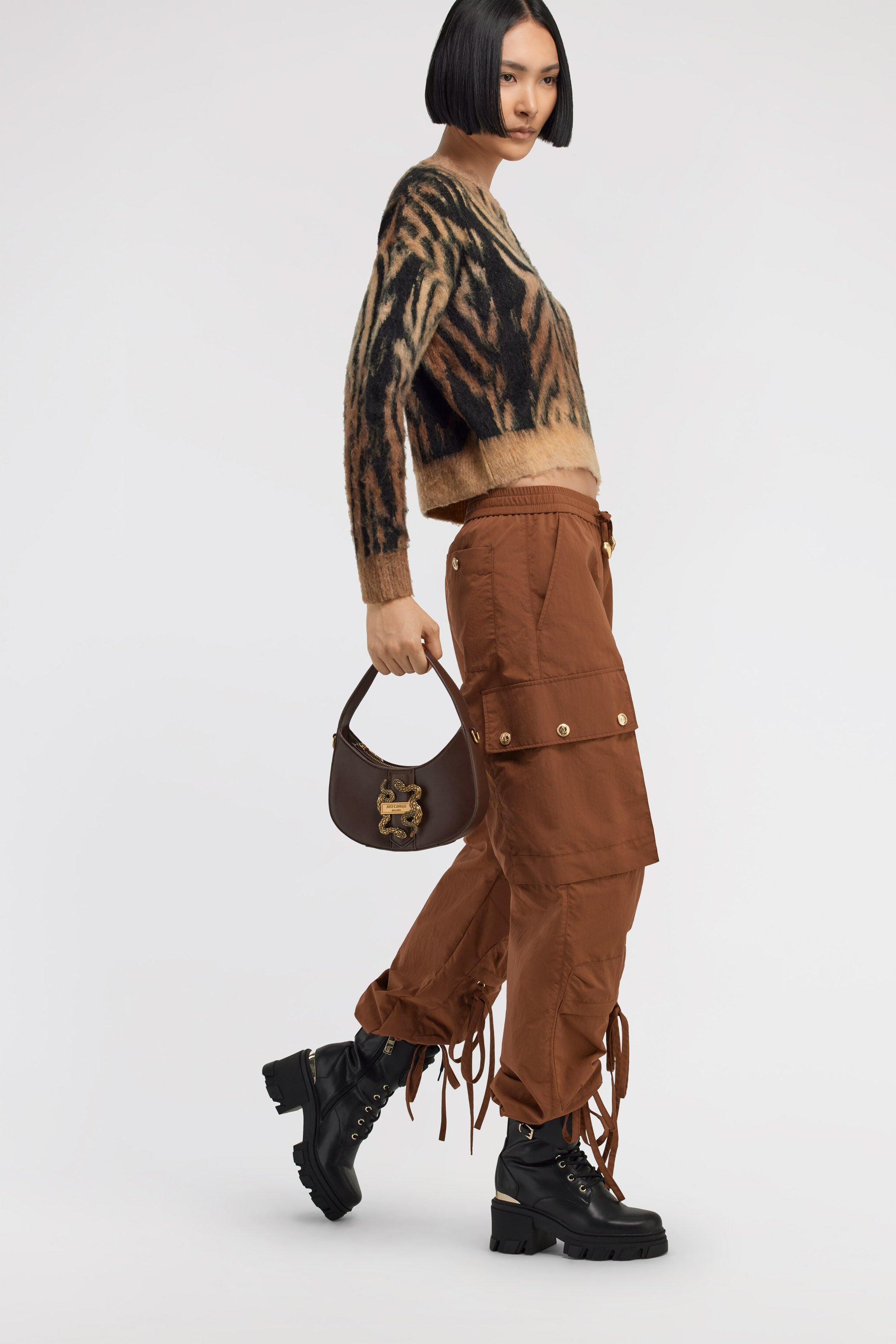 JC Just Cavalli Pants Brown TFT089-TF119