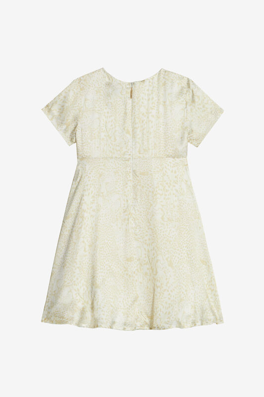 JU Dress With Cheetahs And Cheetah Skin IVORY UJT10J-6DO35