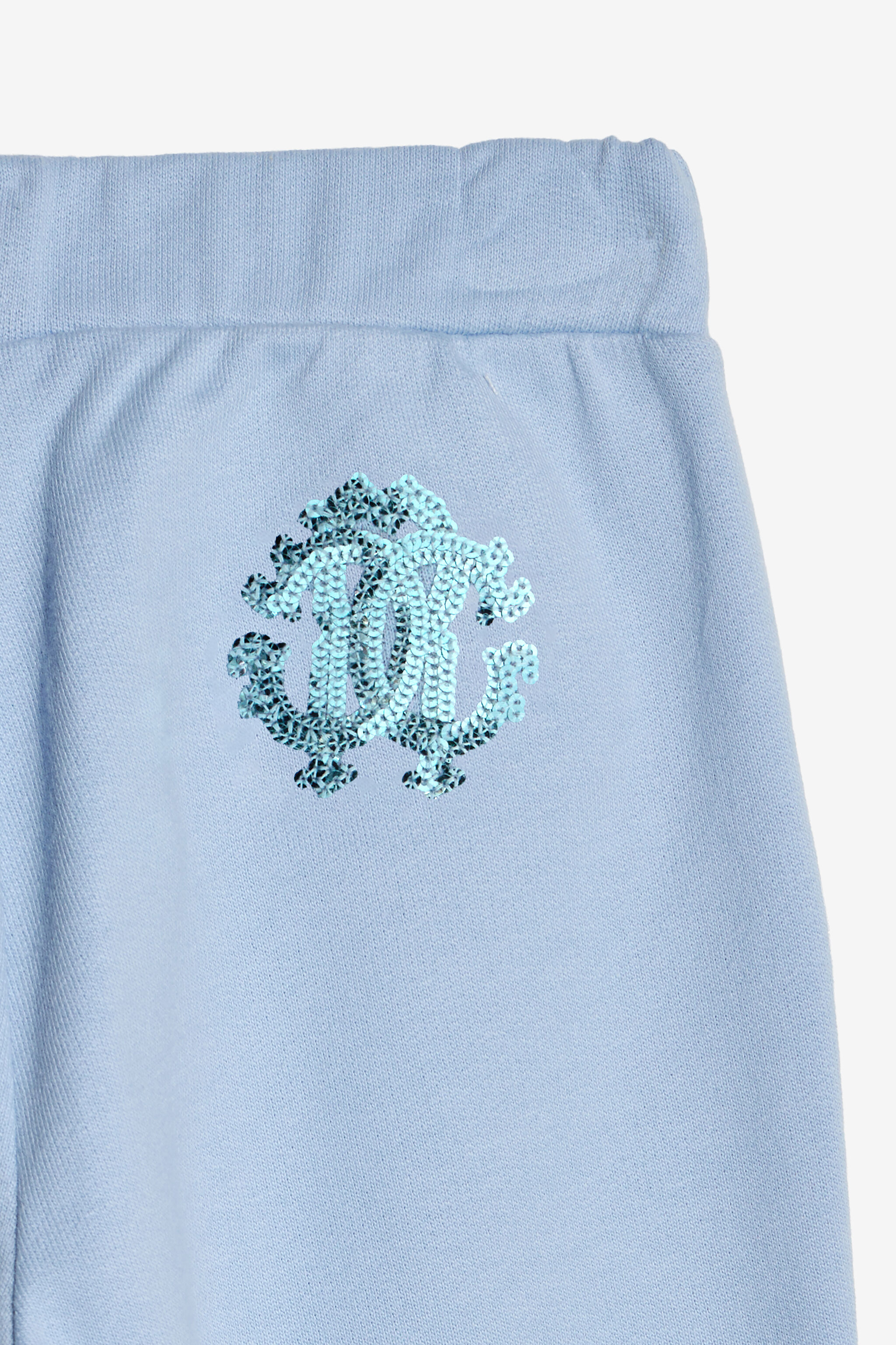 JU Pantalon De Sport Avec Ruches En Dentelle LIGHT BLUE UJT203-CF050