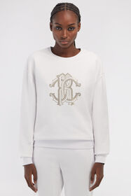RC Sweatshirt with Monogram RC Blanc NOT67A-CF052