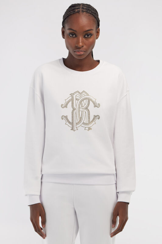RC Sweatshirt with Monogram RC White NOT67A-CF052